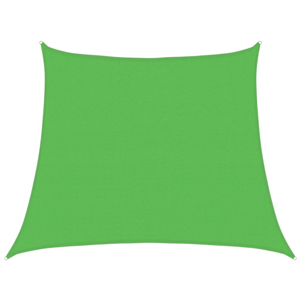 vidaXL toldo de vela hdpe verde claro 160 g/m² 3/4x3 m