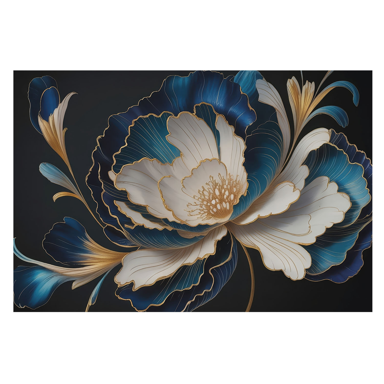 Papel pintado tnt 250x250 estampado floral tulup