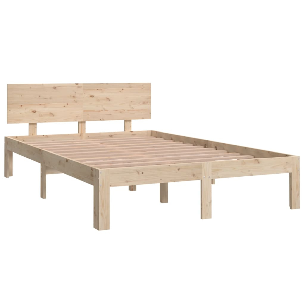 vidaXL estructura de cama doble pequeña sin colchón 120x190 cm
