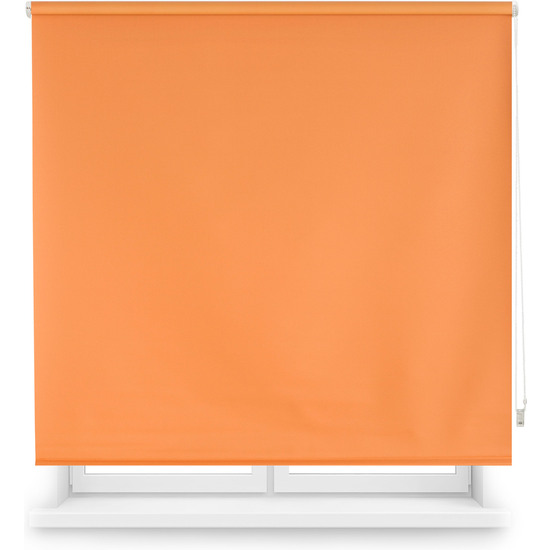 Estor enrollable opaco a medida 150x230 naranja