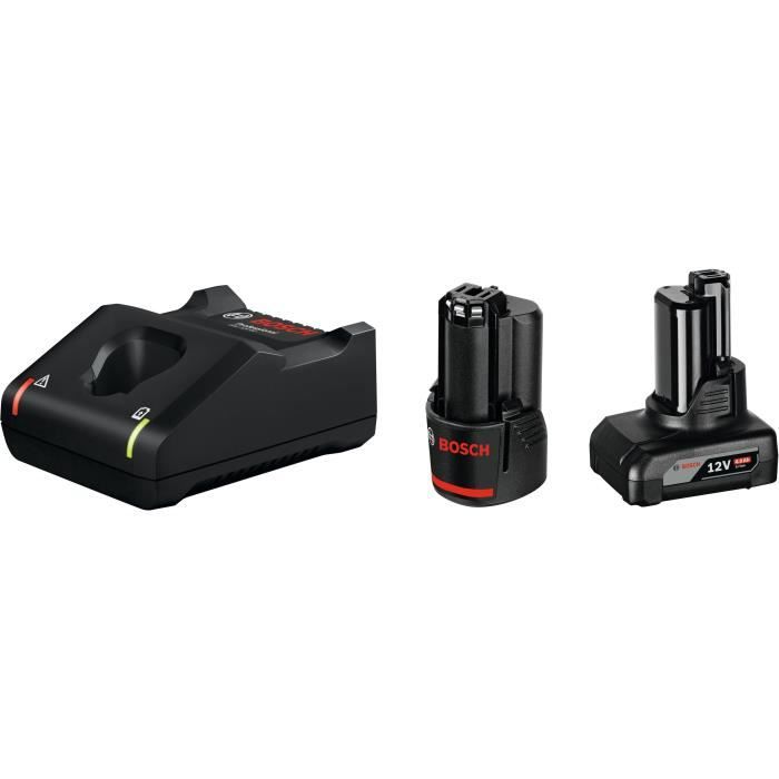 Conjunto de 2 baterías Bosch professional 12v gba 2,0ah + 4,0ah - 1600a01nc