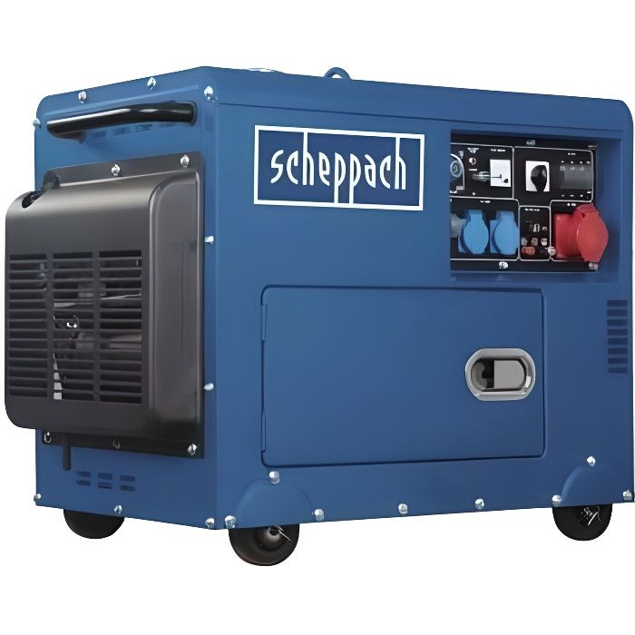 Generador diésel avr scheppach sg5200d - 4200w / 5000 w - 7,7 cv
