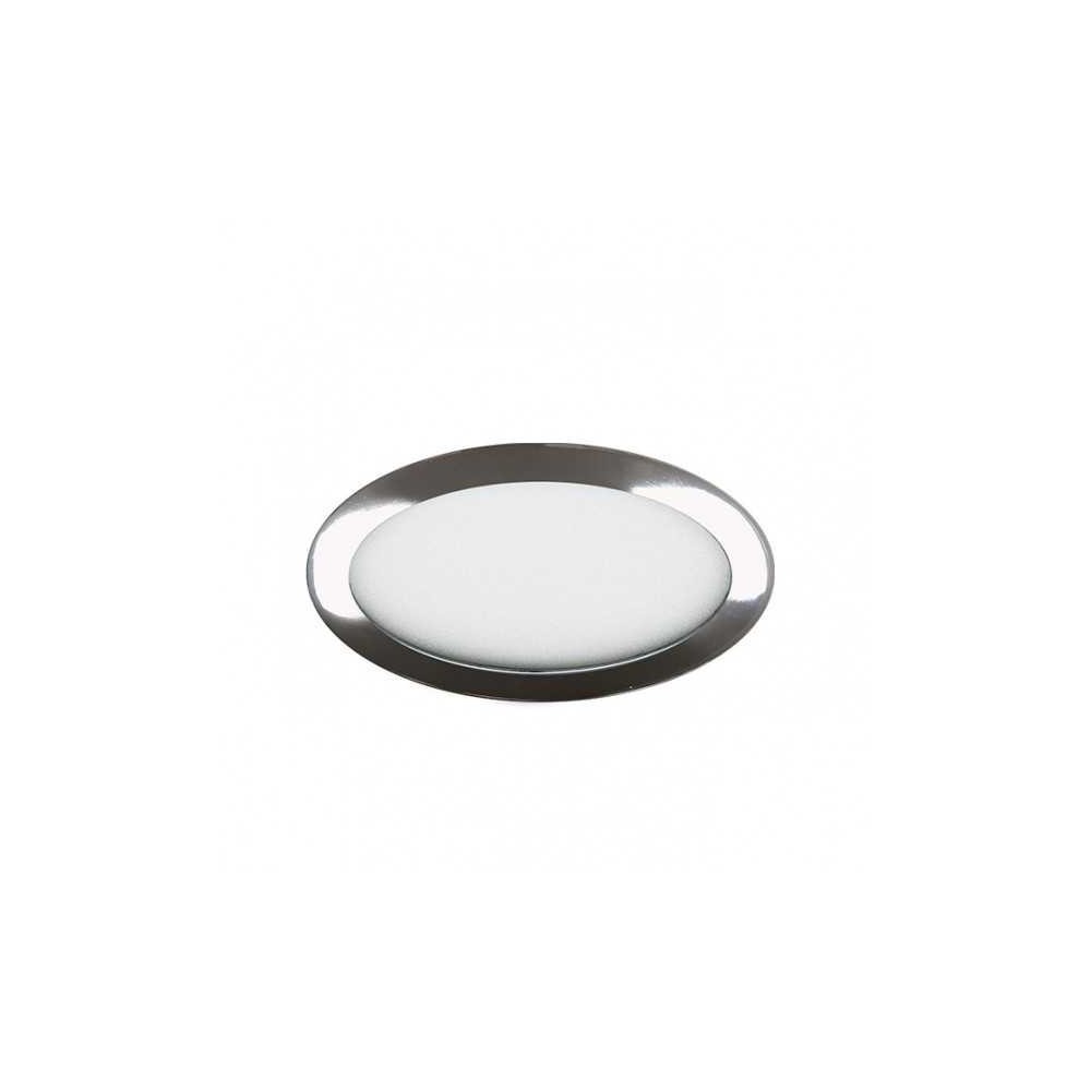 Downlight - apolo - 17 cm - LED integrada - 12w - 990 lúmenes - cromo