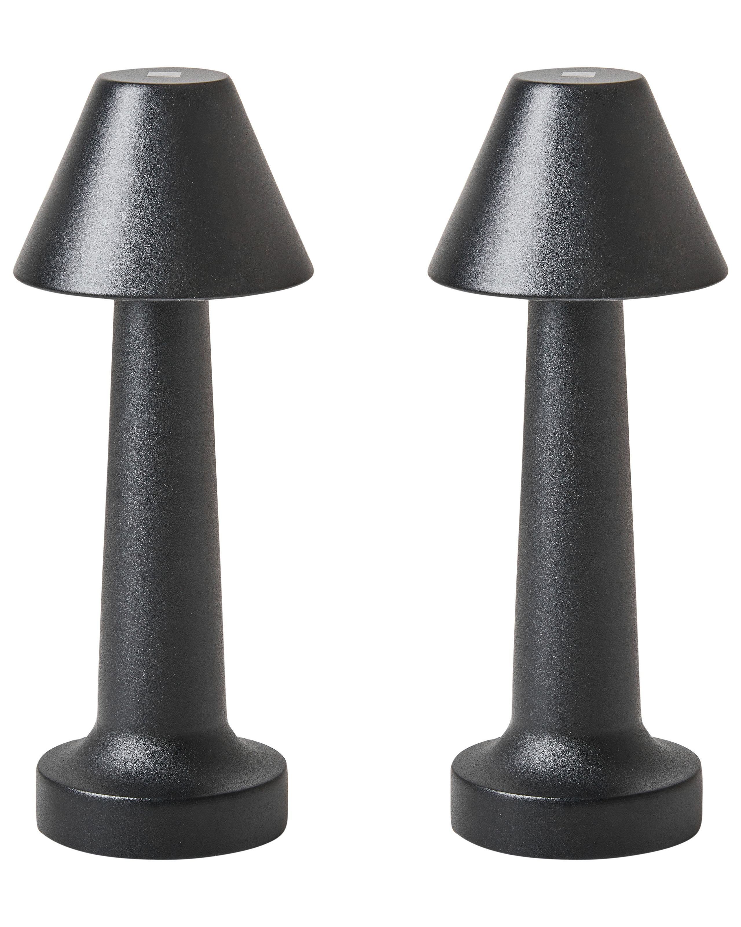Lámpara de mesa negro joanes