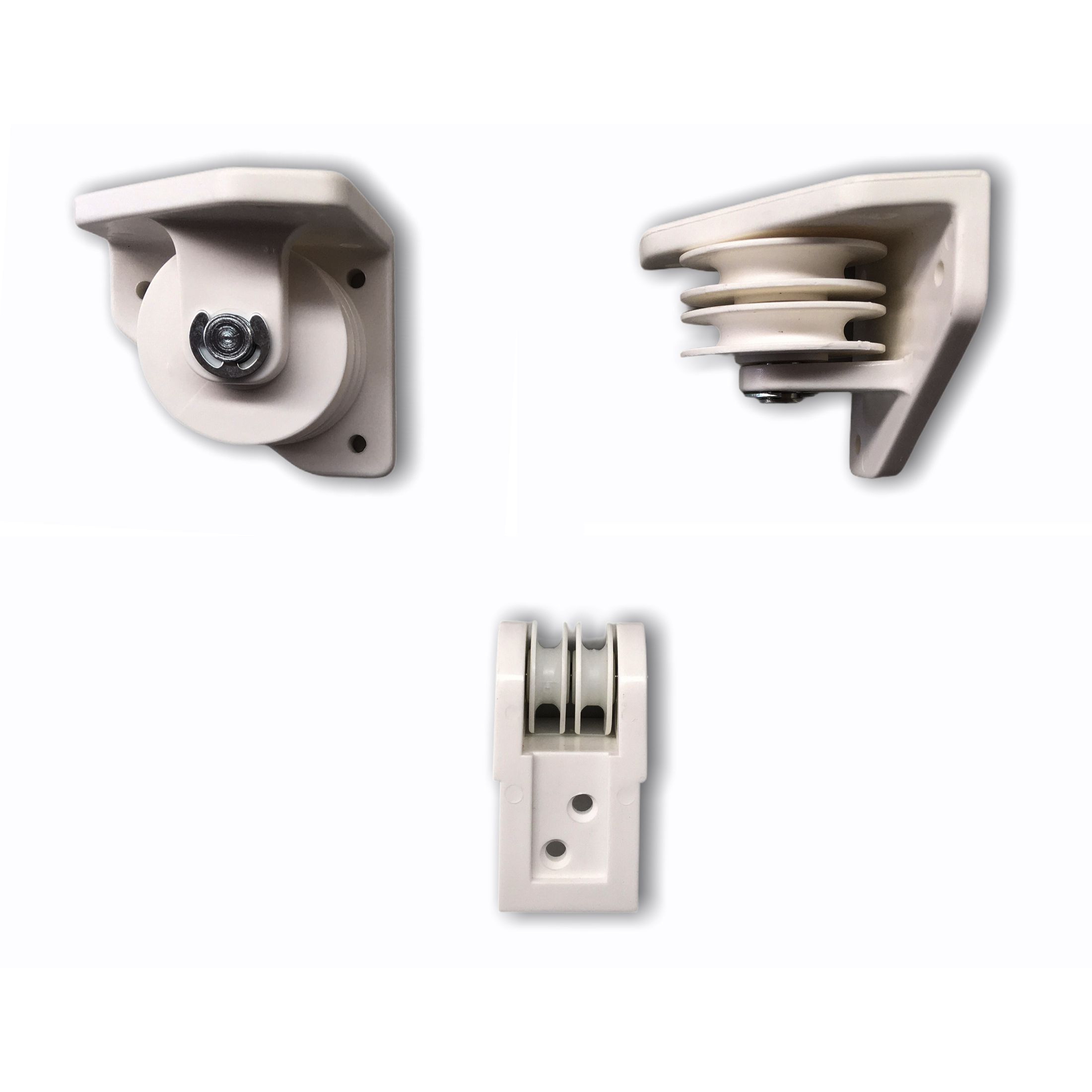 Kit de recogida de cuerda para pérgola blanco