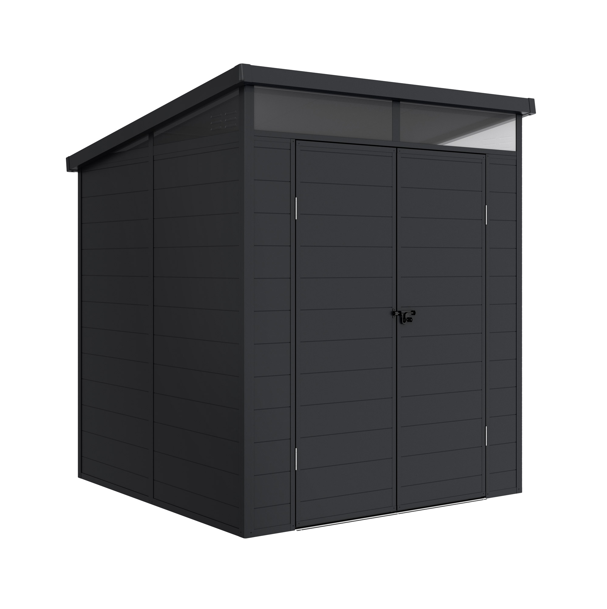 Caseta resina 3,65m² terra - tragaluz 360º - estructura reforzada de PVC