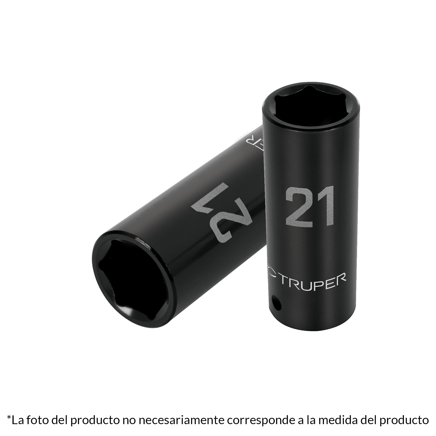 Llave vaso de impacto larga, cuadro 1/2" - 17 mm