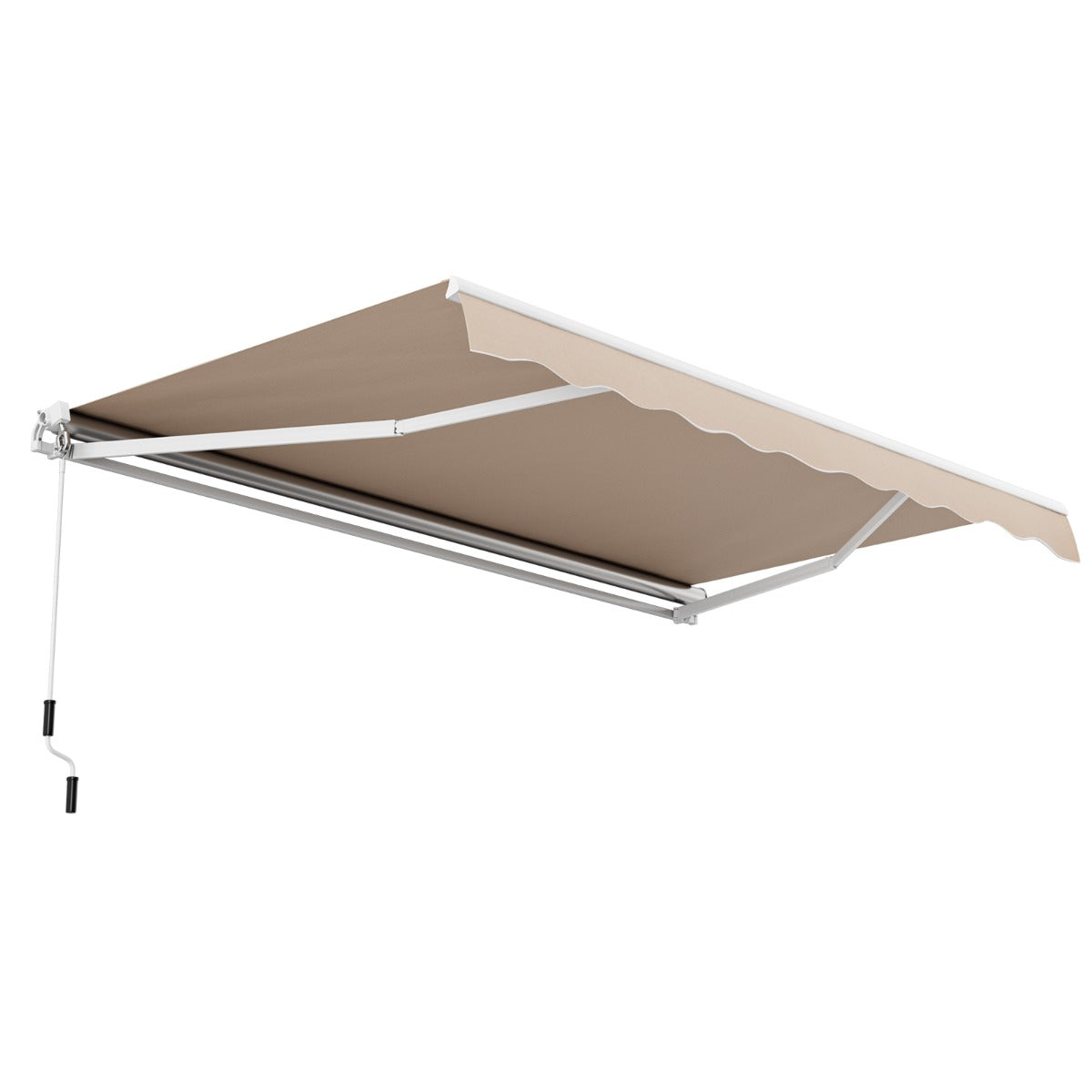 Toldo de manivela de 4 x 2,5 m ajustable
