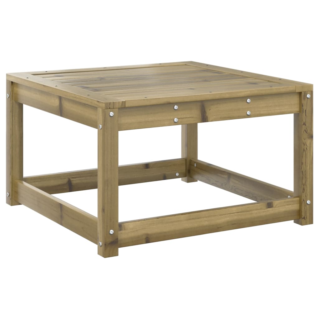 vidaXL taburete de jardín madera de pino impregnada