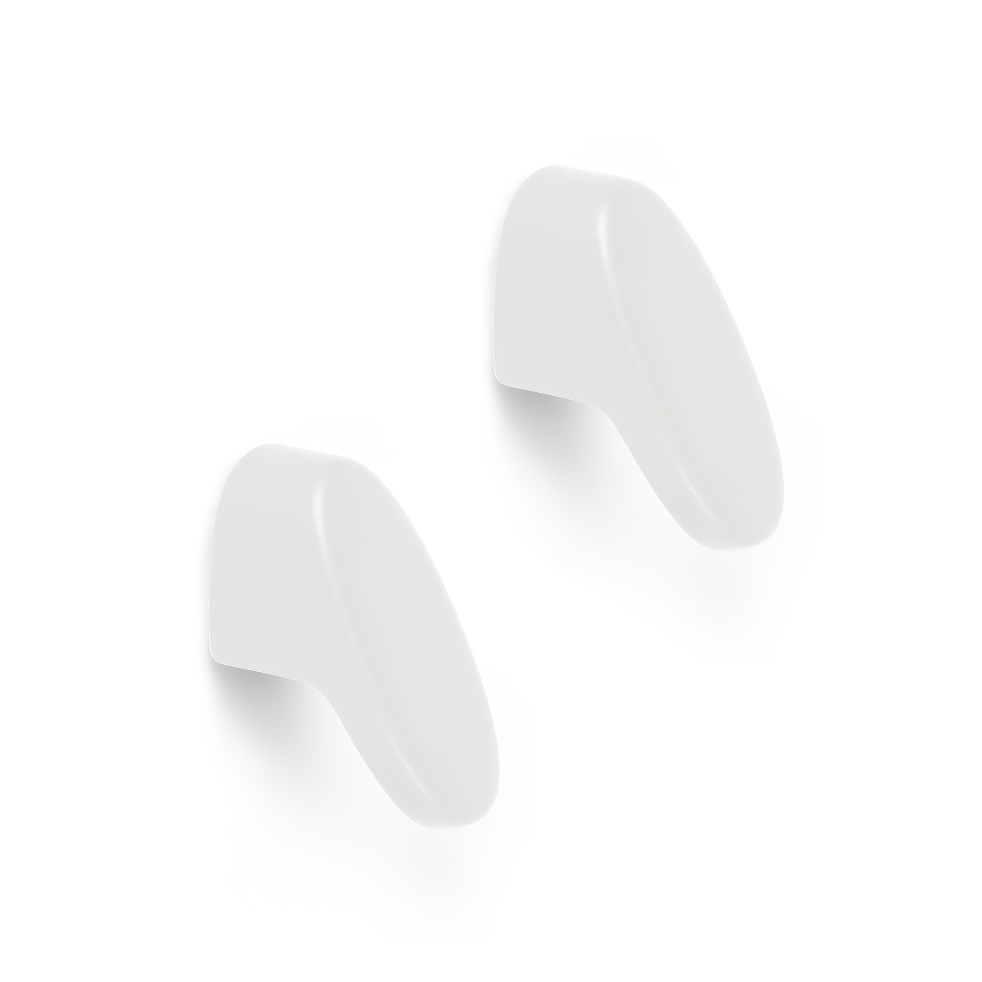 Pomo para mueble rei 750 | 31x16x20 mm | blanco mate | 2 uds. | zamak