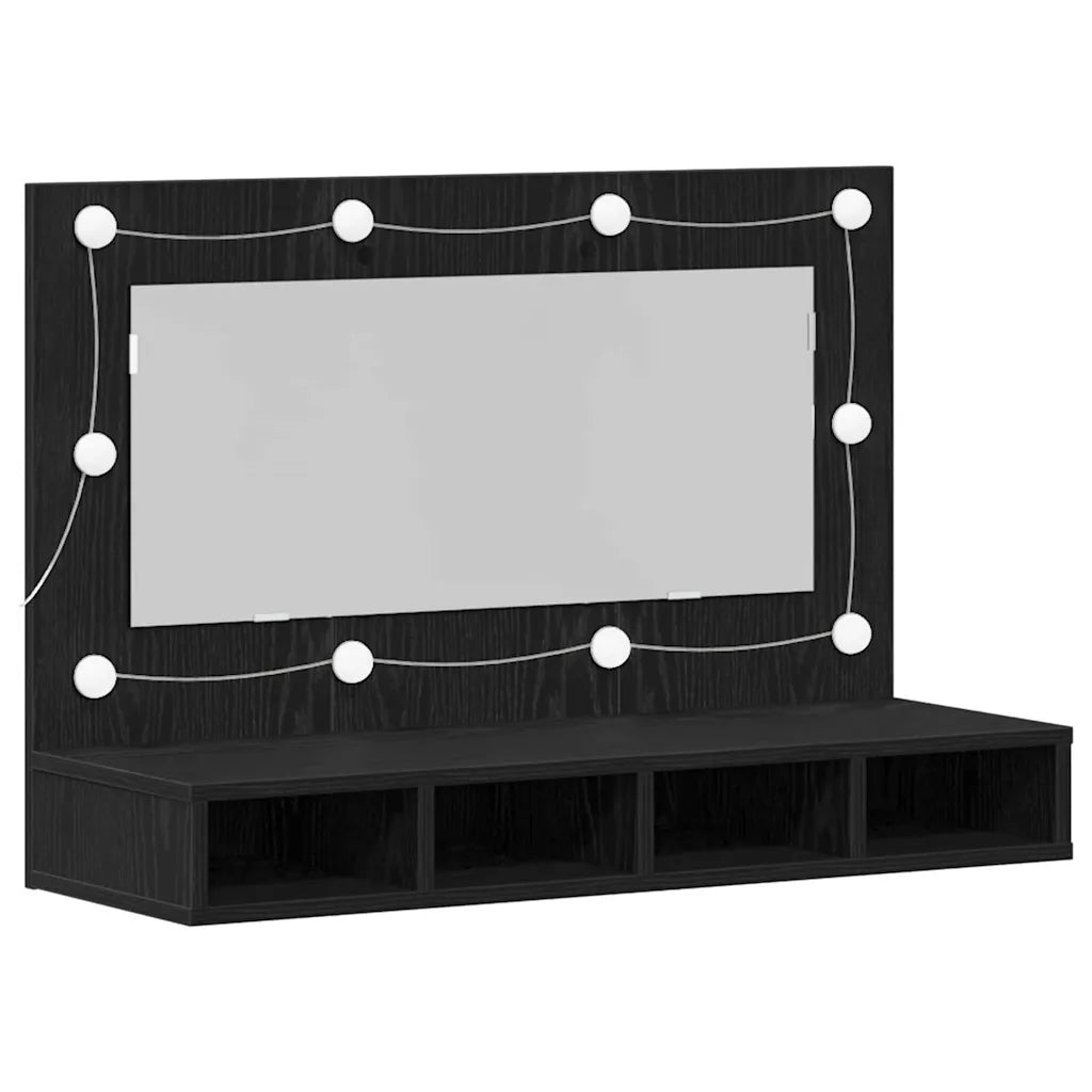Armario con espejo para baño moderno 90 x 31,5