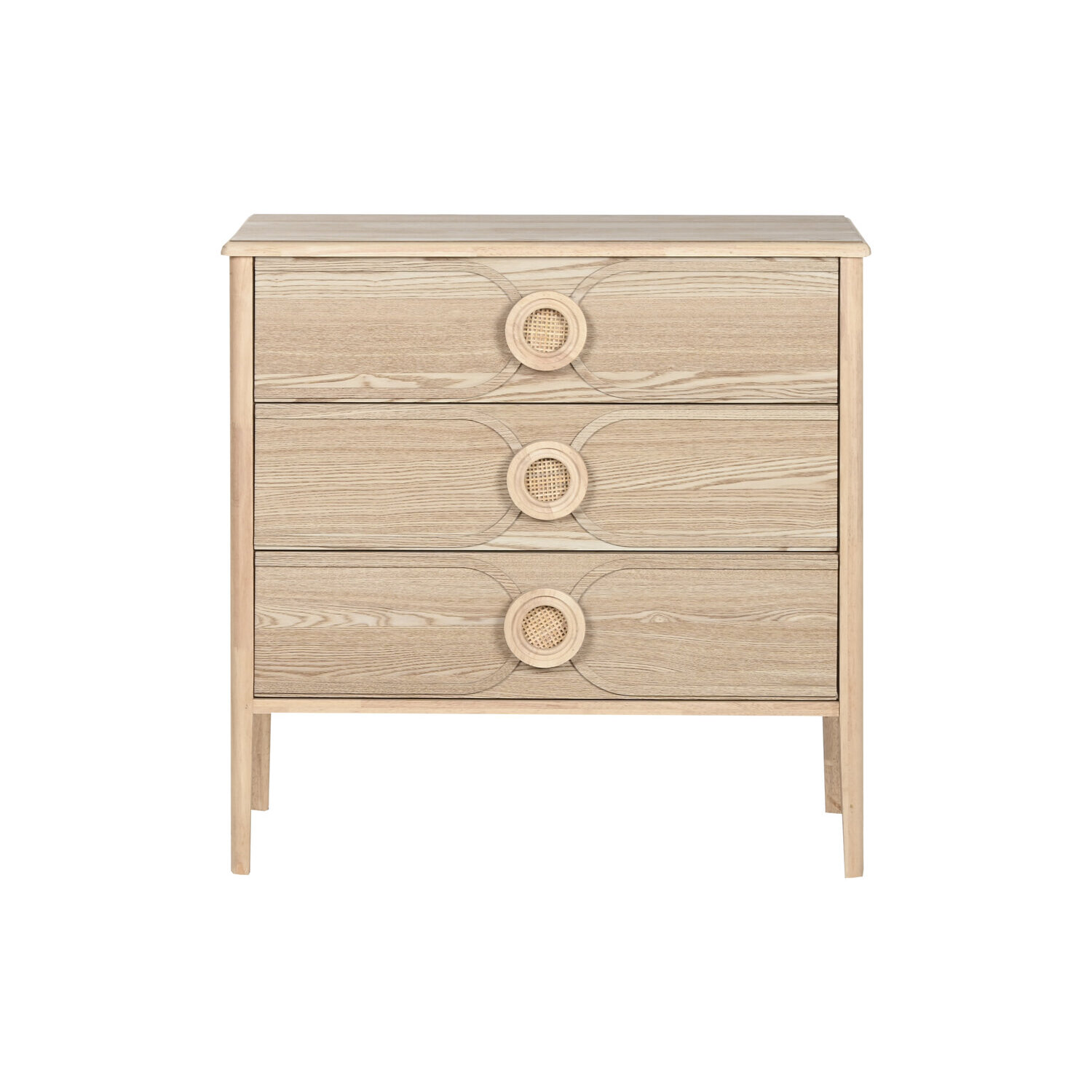 Cómoda de madera de abeto y mdf 78x40x80cm