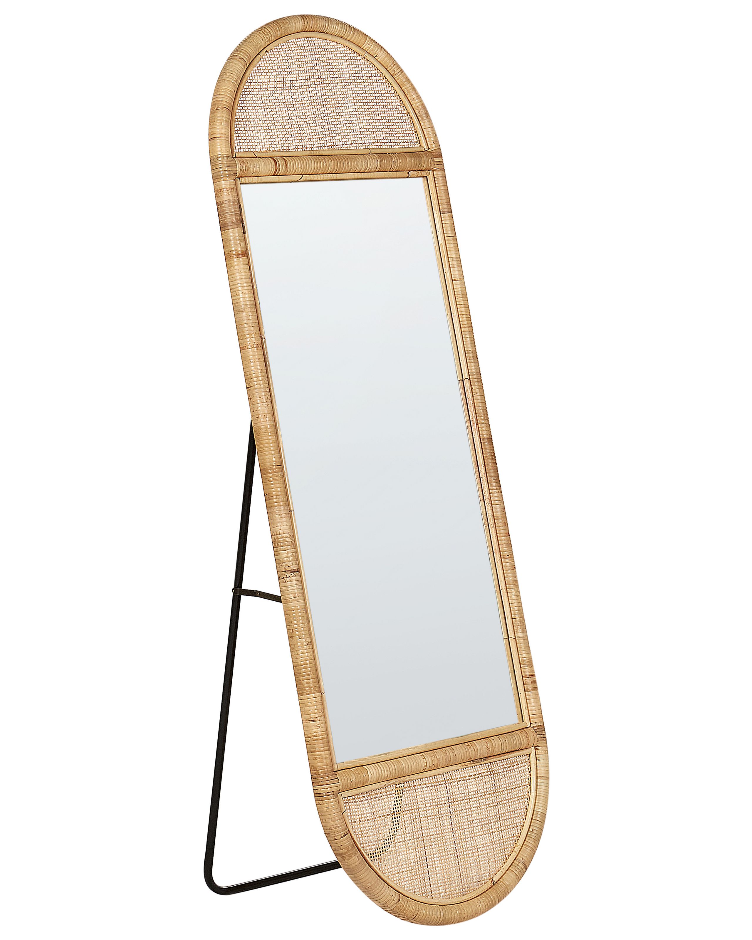 Espejo de pie barges 150 cm ratán natural