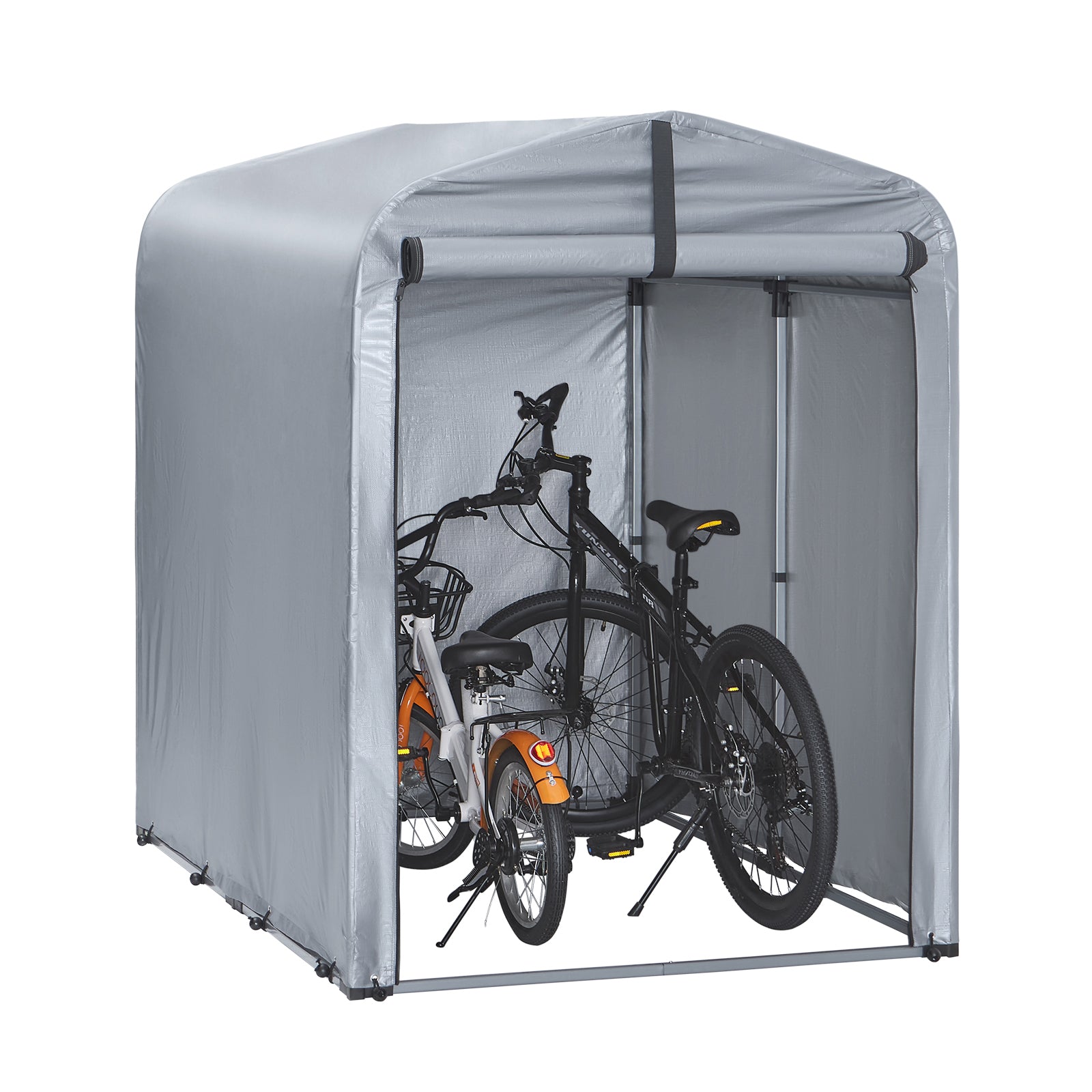 Sobuy coche garaje bicicleta box carpa impermeable plata 120x176x163 cm