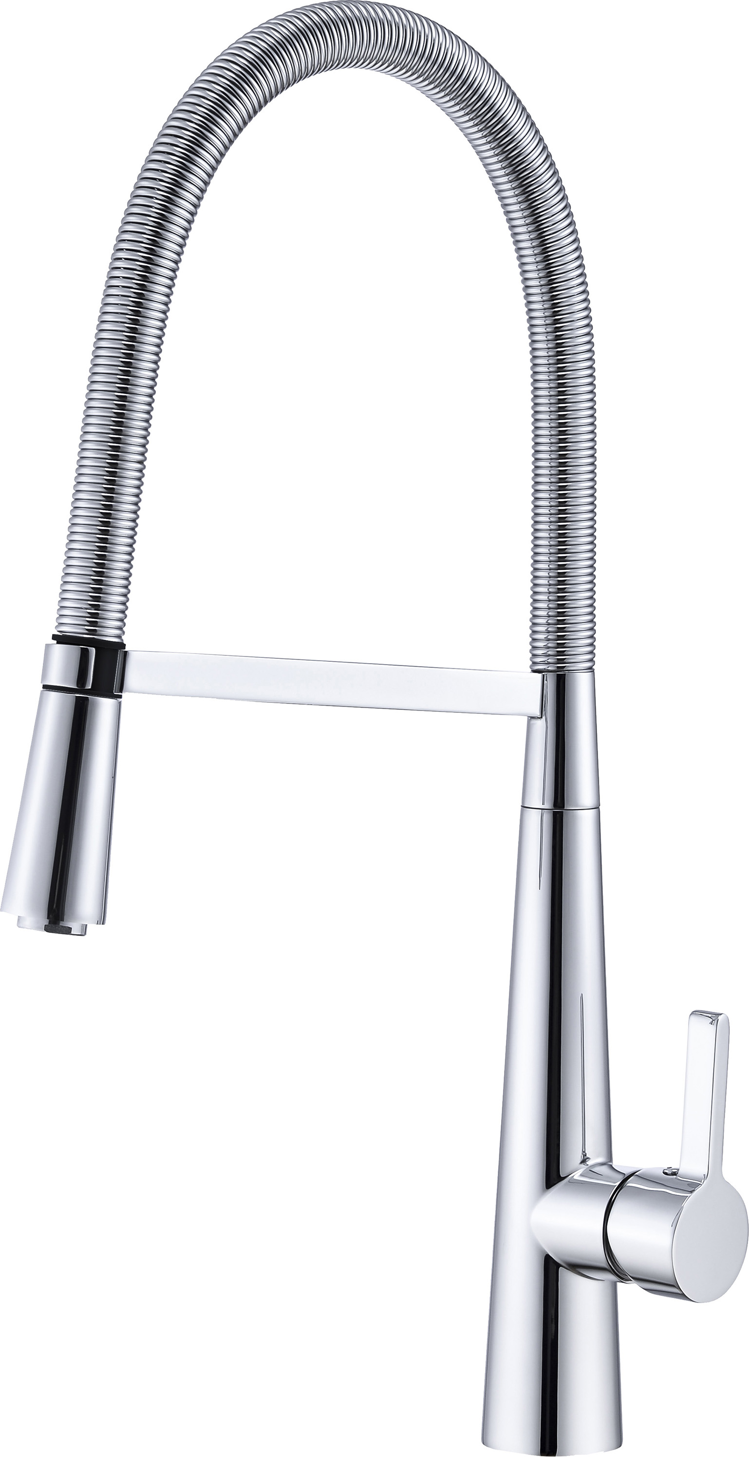 Grifo de fregadero alto con ducha extraíble dipper