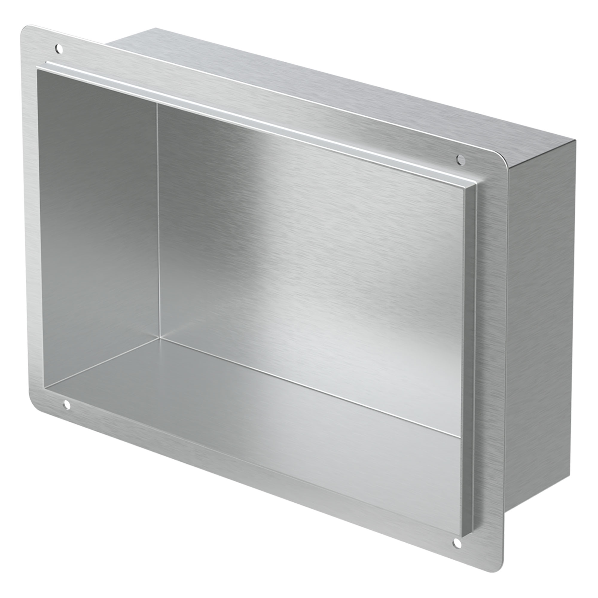 Plato de ducha 30x20 cm acero inoxidable