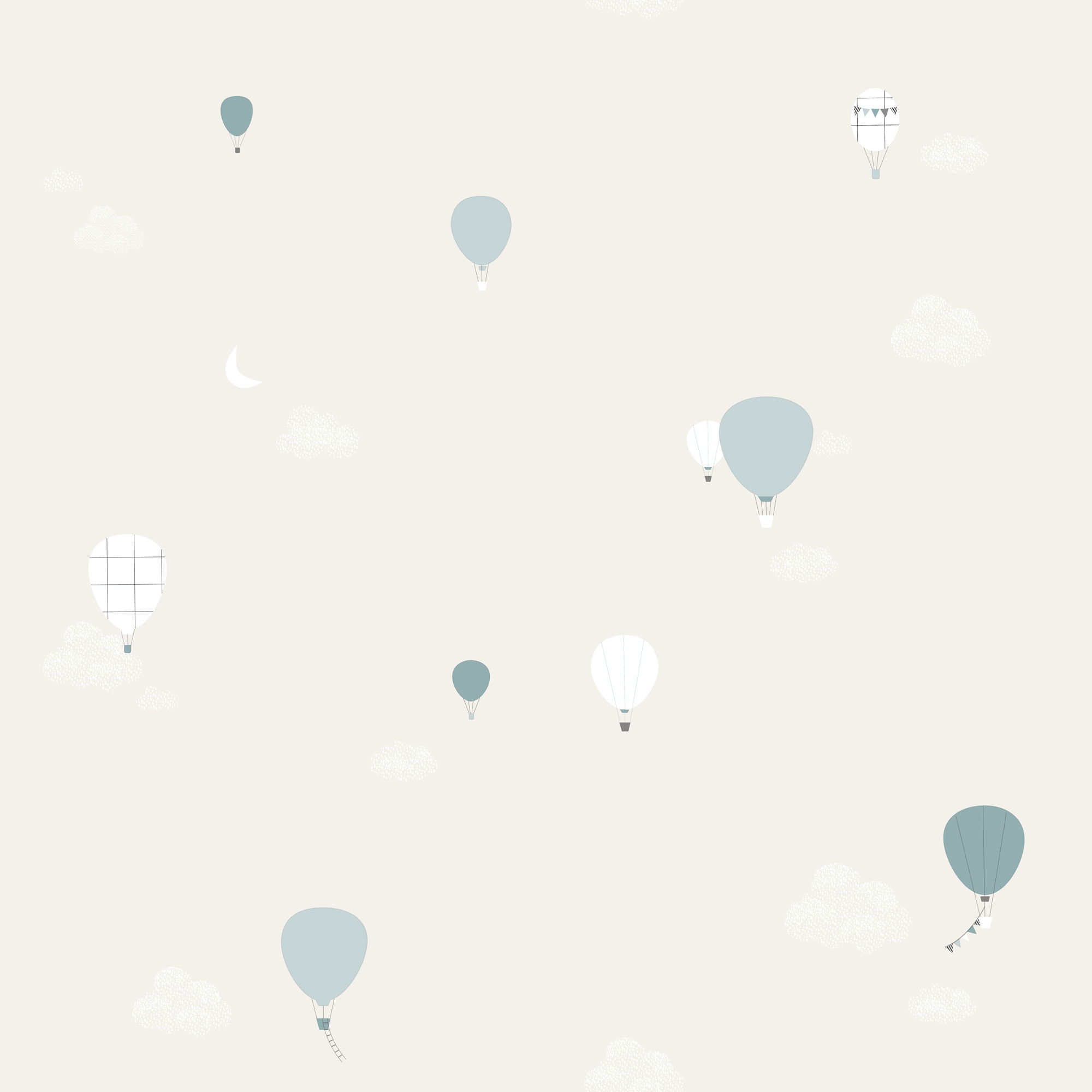 Papel pintado texturizado tnt globos beige