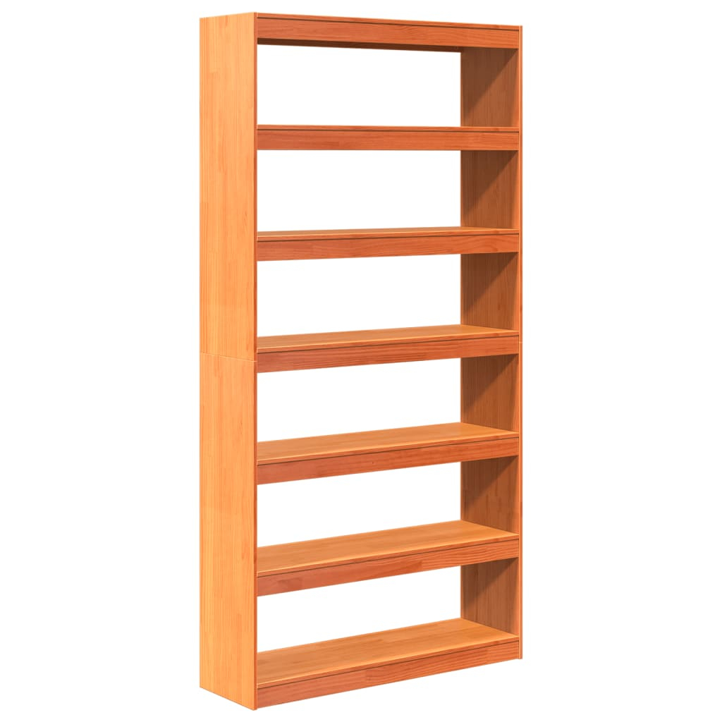 vidaXL estantería/divisor espacios madera maciza pino 100x30x199,5 cm