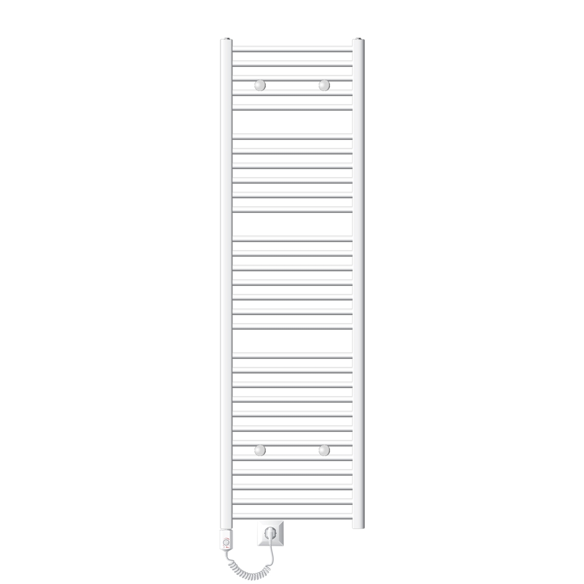 Calentador eléctrico de baño sahara 500x1800 mm blanco