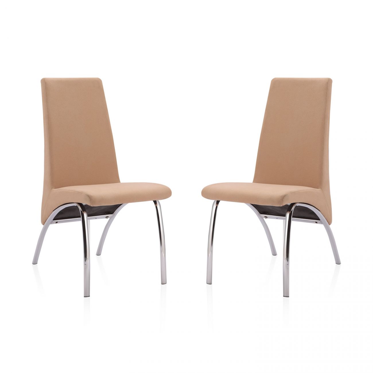 Pack 2 sillas de comedor 61x44 cm lise tex beige
