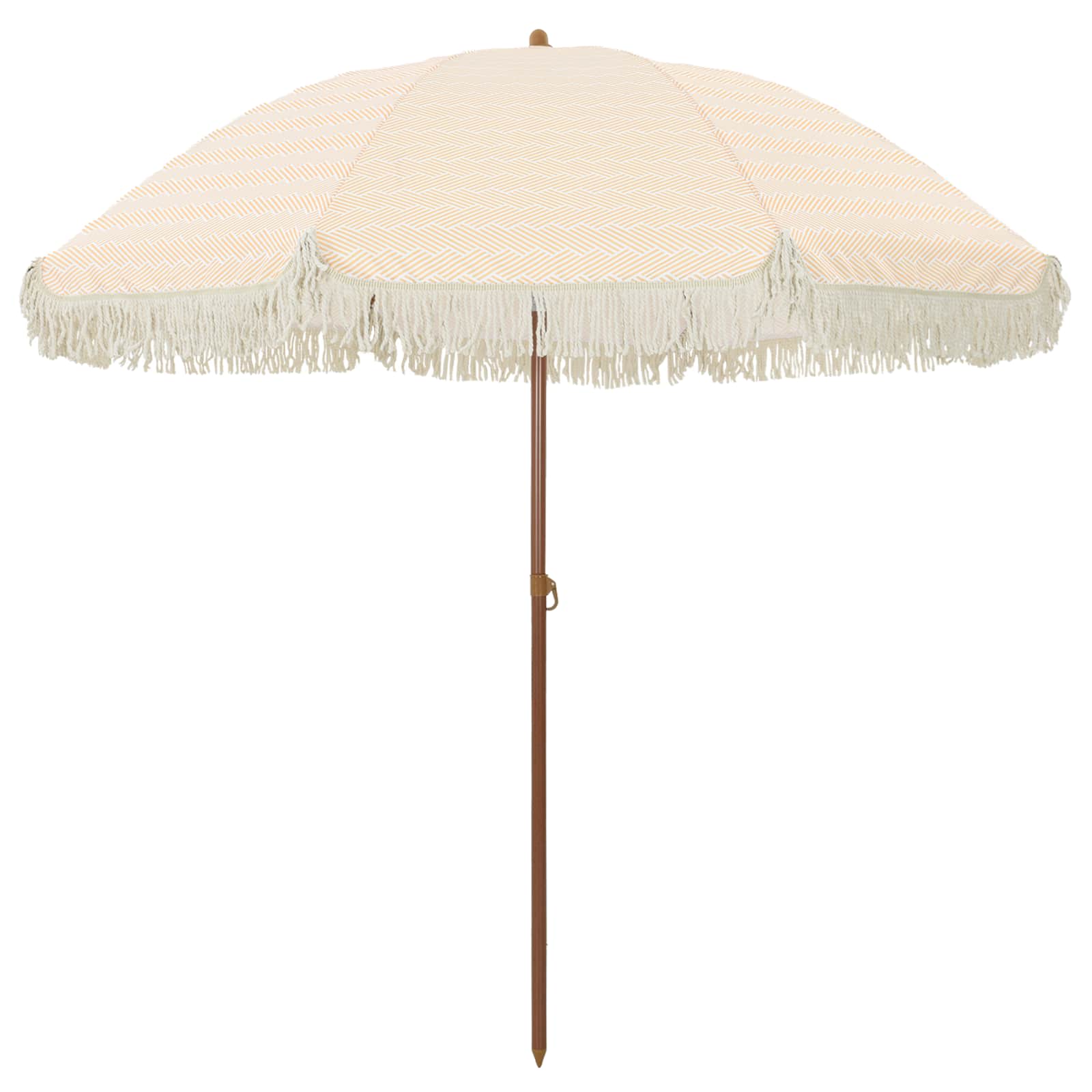 Sombrilla de playa moderna inclinable 205 x 205 x