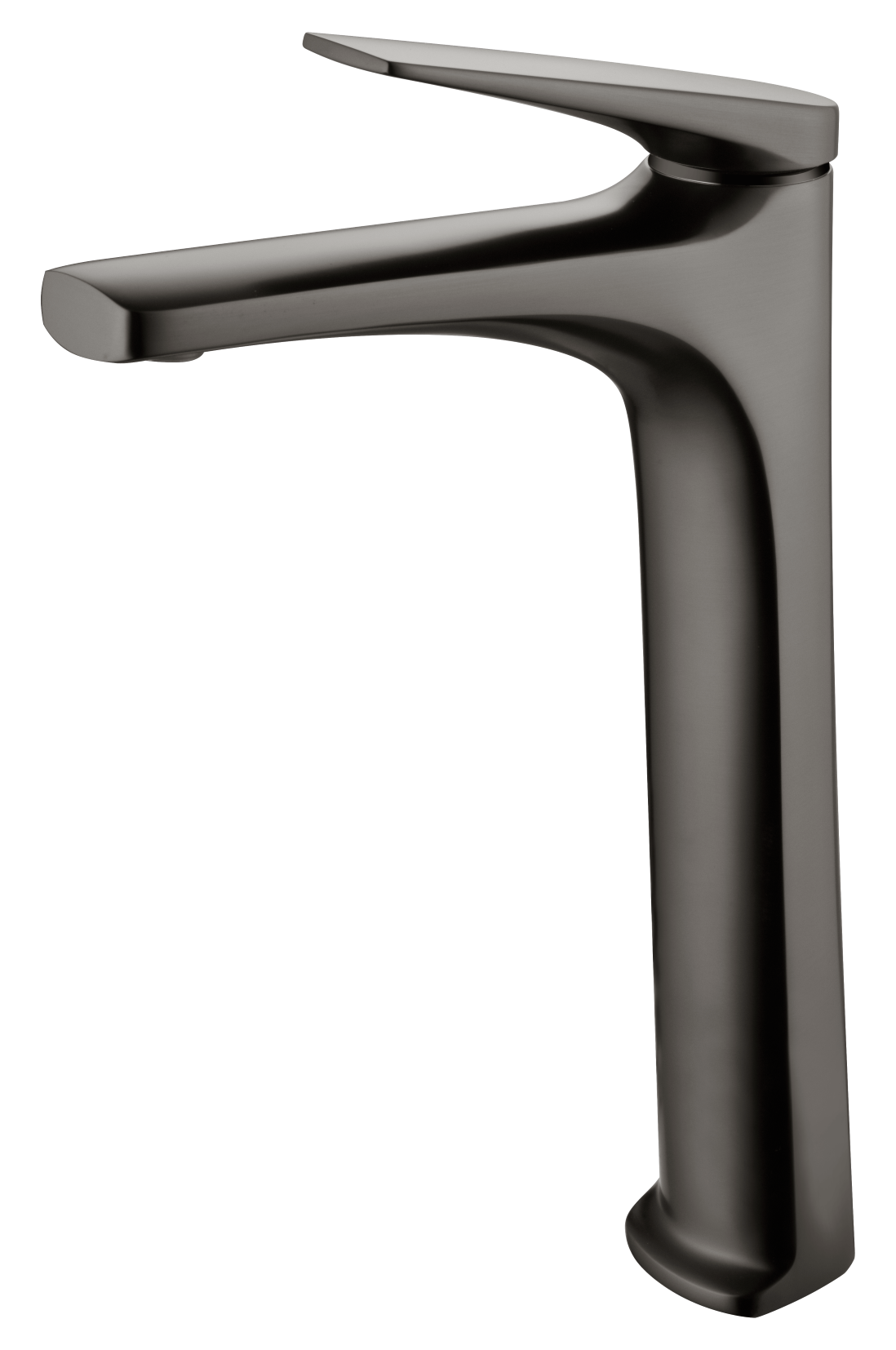 Monomando lavabo alto delos black gun metal