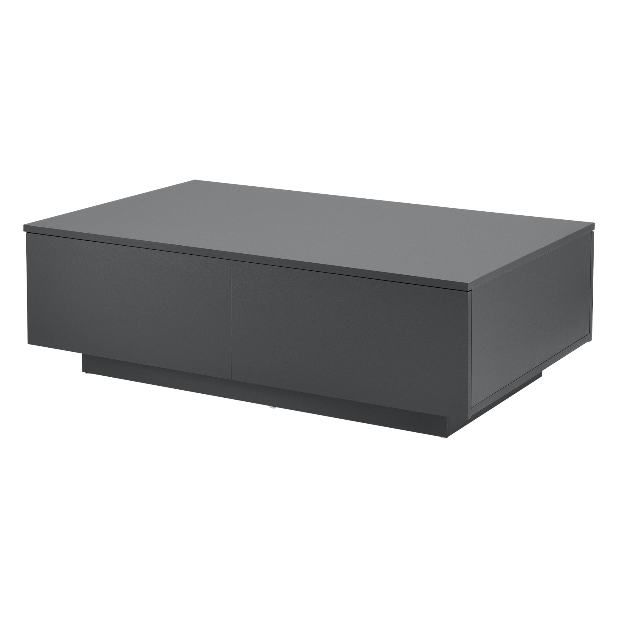 Mesa de centro de diseño moderno con 4 cajones
