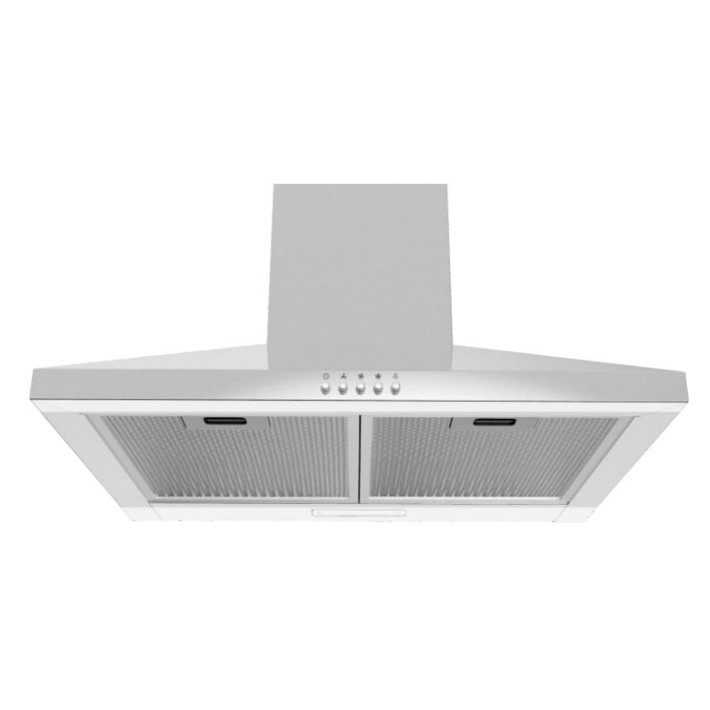 Campana midea mh60a17em21sbeu mural piramidal 60 cm inox 400 m³/h