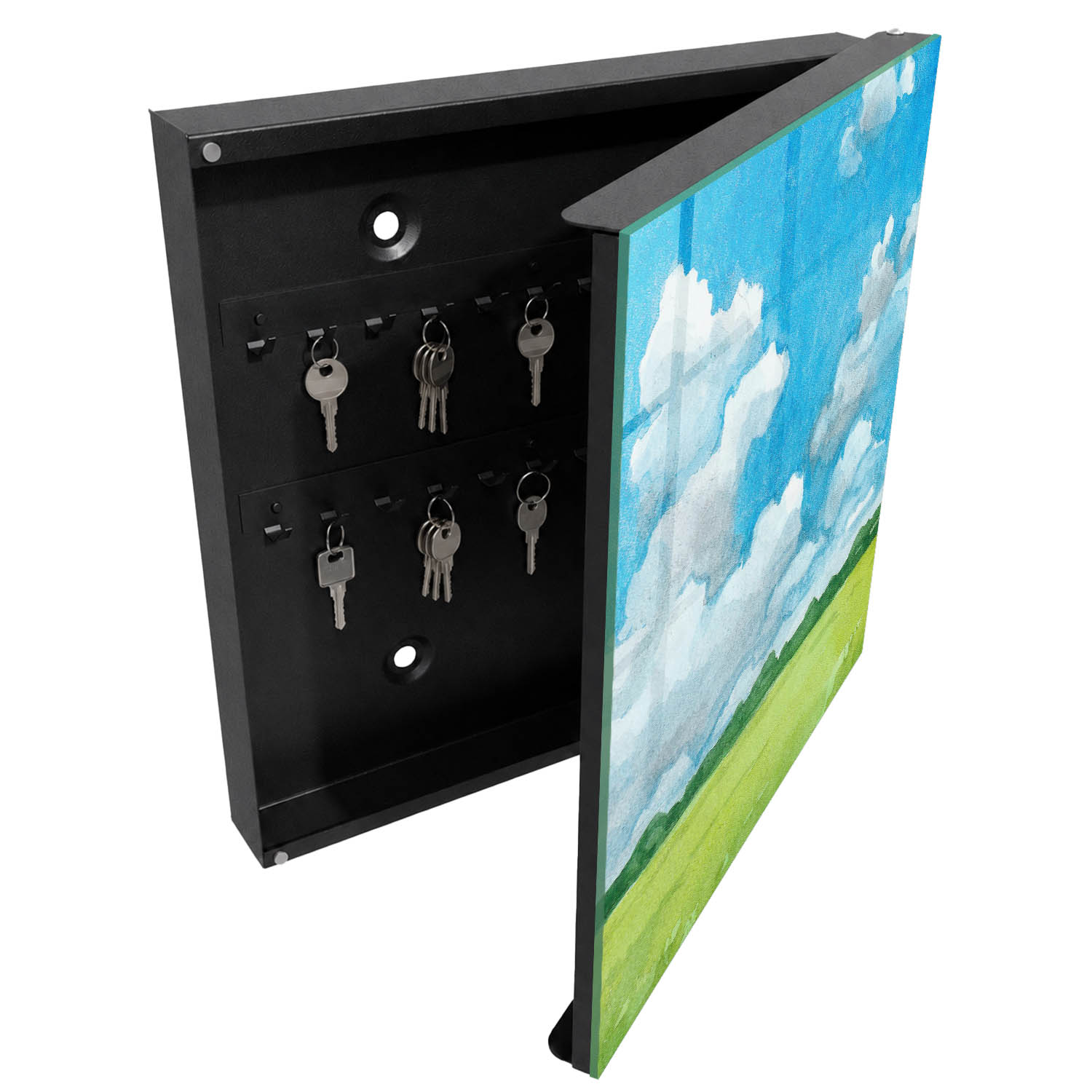 Caja para llaves decorativa 30x30x5, apertura derecha tulup