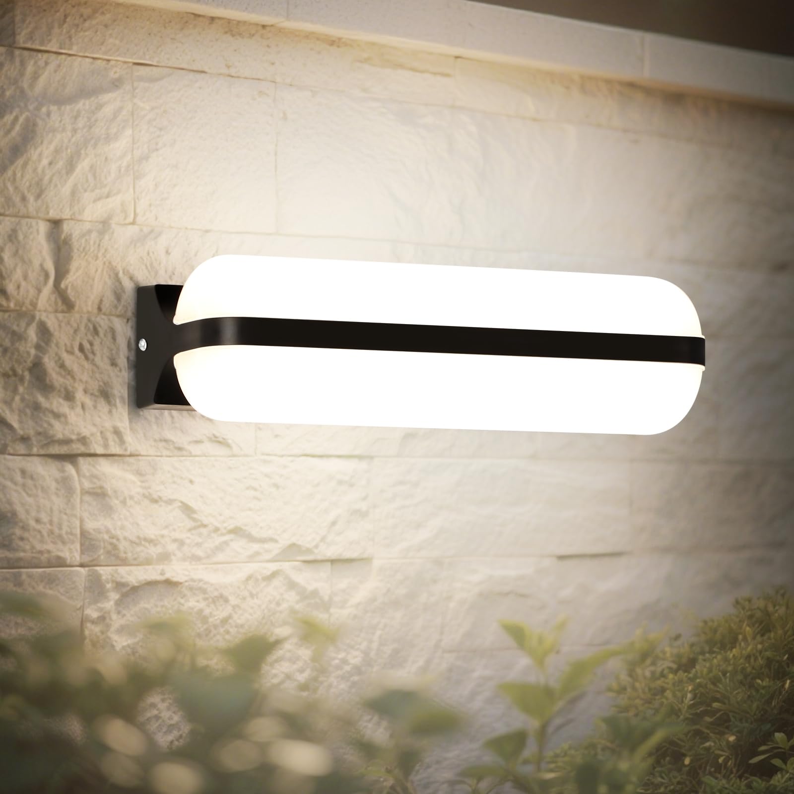 Lámpara de pared interior y exterior impermeable 20 w 4000 k