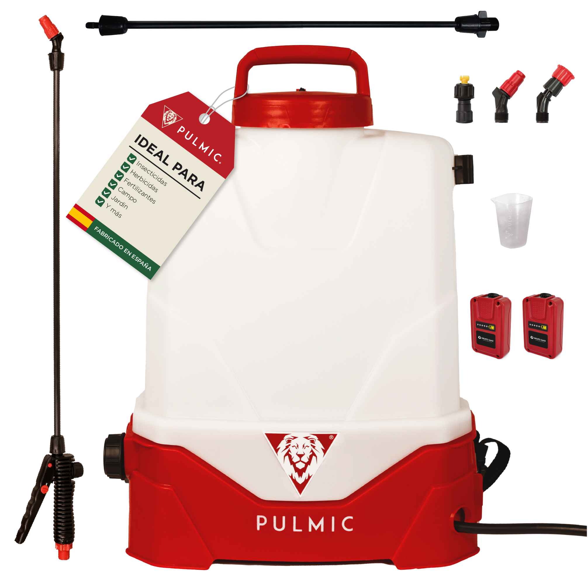 PULMIC Pulverizador eléctrico Recargable de Mochila Pegasus 15L