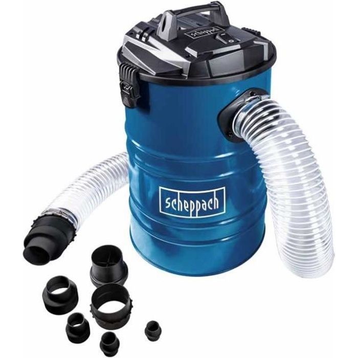 Aspirador de taller scheppach dc100 - depósito de acero inoxidable 65l - 12