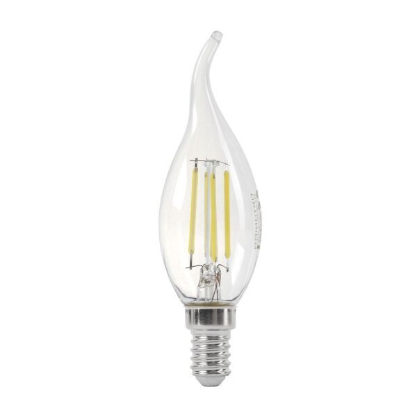 Bombilla LED e14 4w flame cristal transparente regulable - blanco