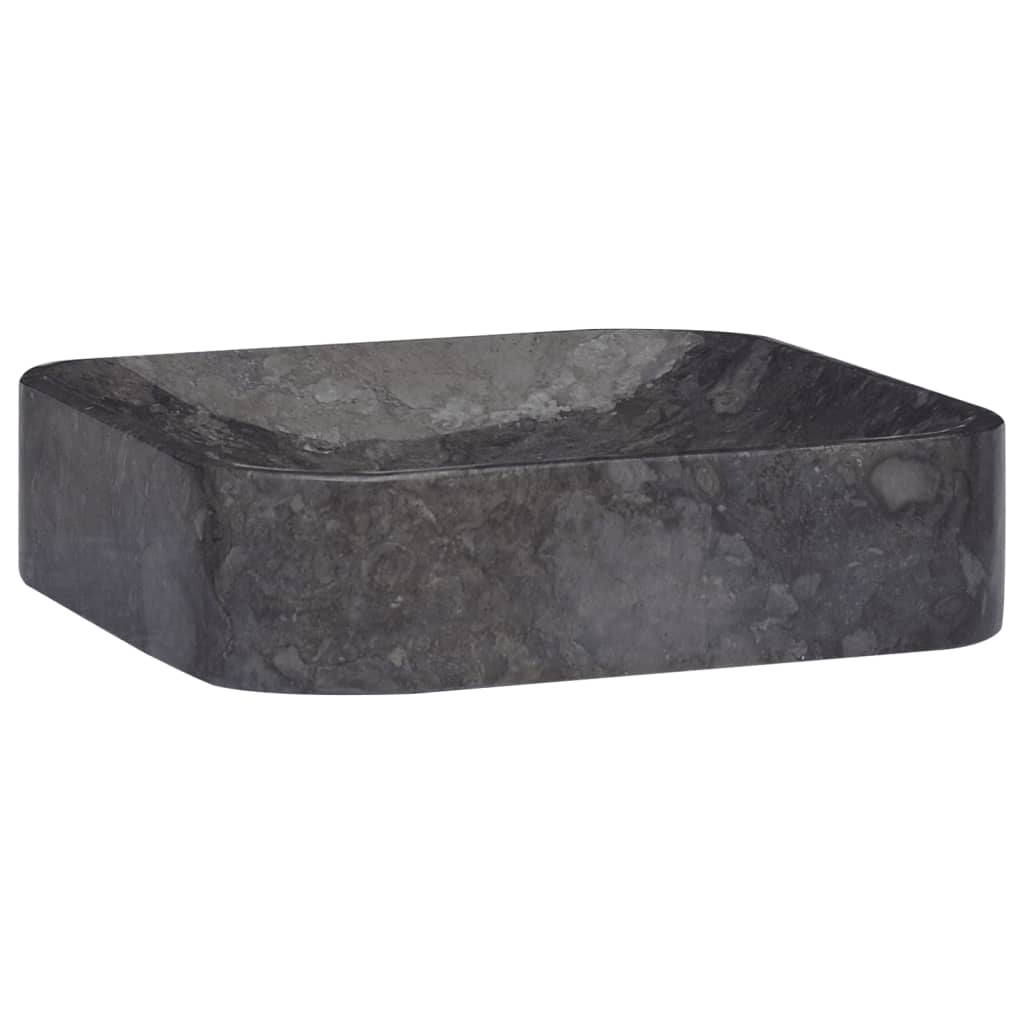 Lavabo mármol negro 40x40x10 cm es4608