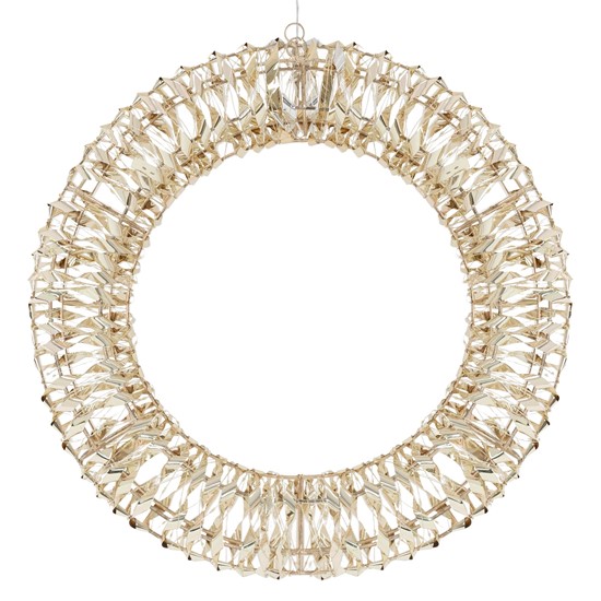 Guirnalda de luz decorativa navideña metálico adviento 50cm 720 microLEDs
