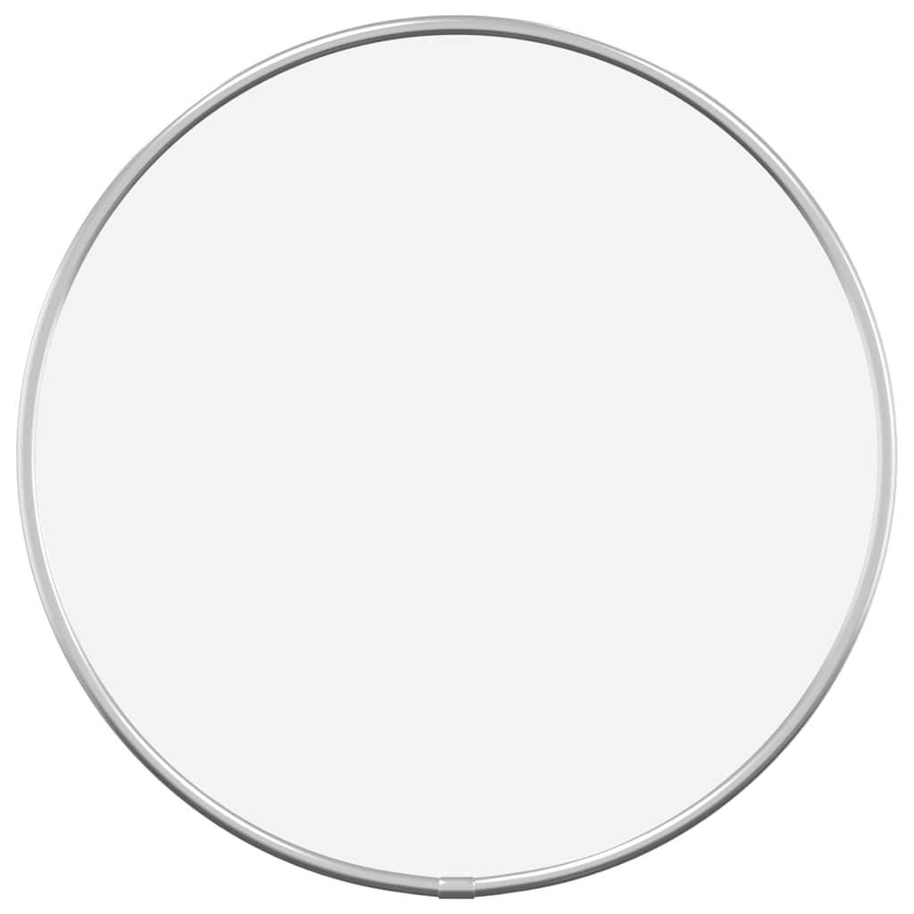 vidaXL espejo de pared redondo plateado ø 30 cm
