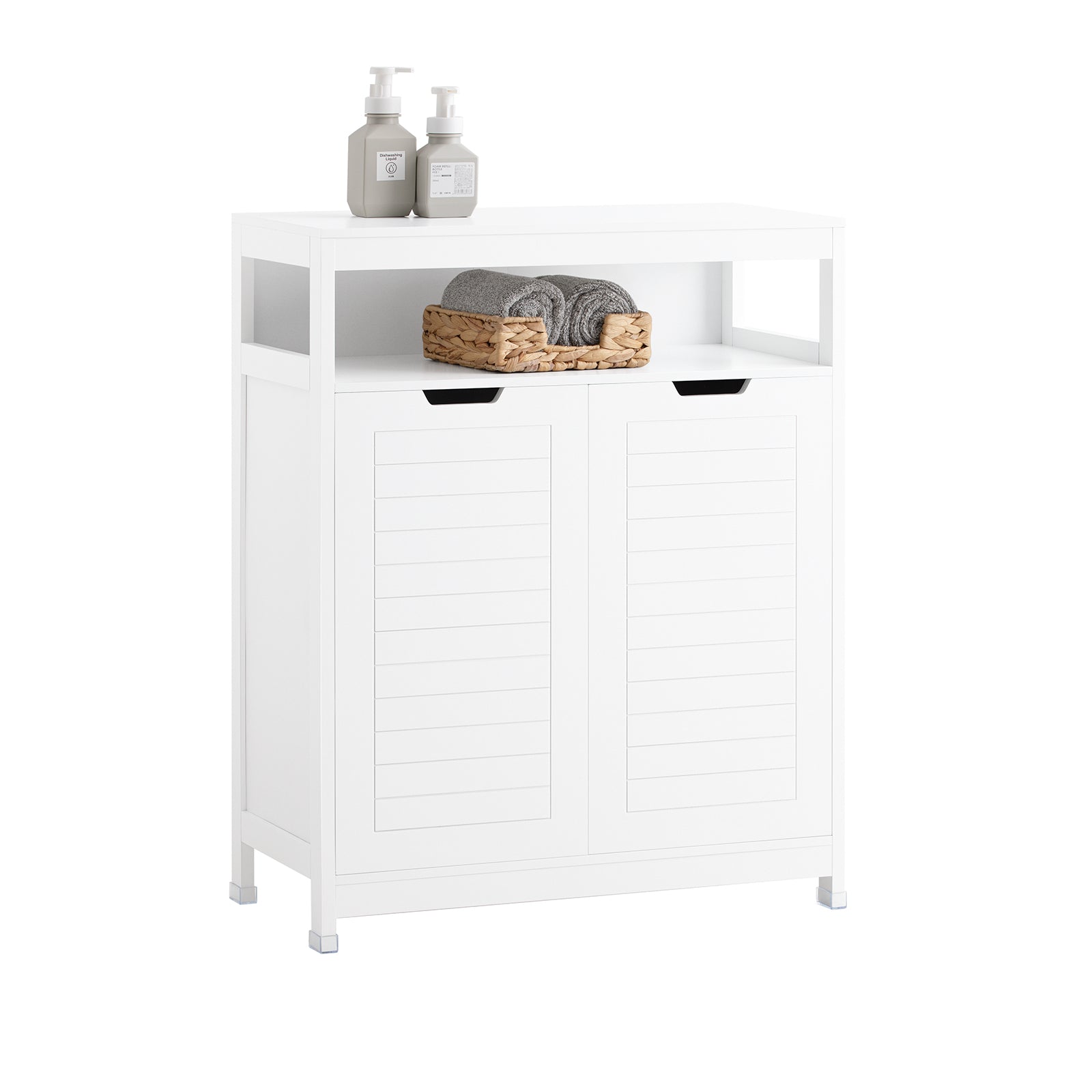 Armario de baño con 1 comportamiento y 2 puertas bzr121-w sobuy