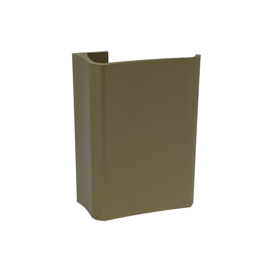 Tiradores de aluminio para puertas, 150 mm, lote de 6, color bronce