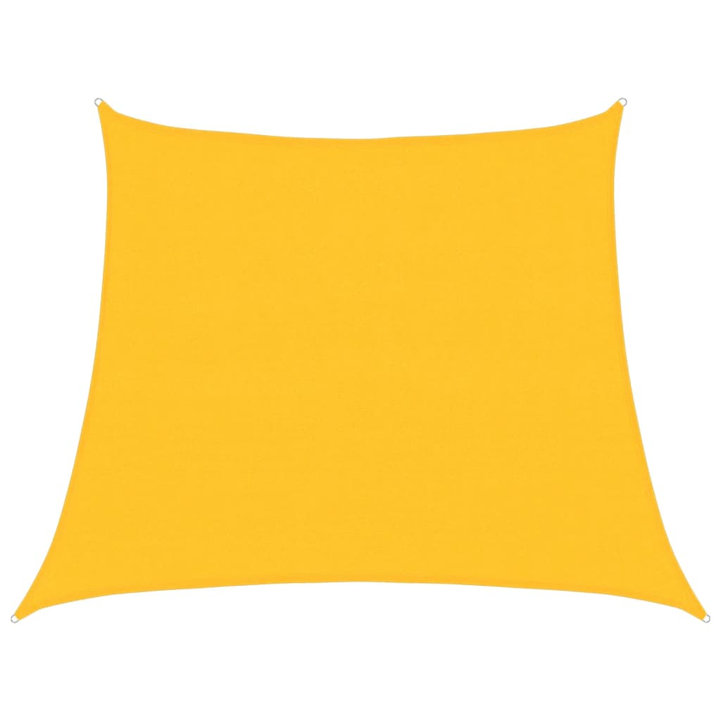 vidaXL toldo de vela hdpe amarillo 160 g/m² 3/4x3 m