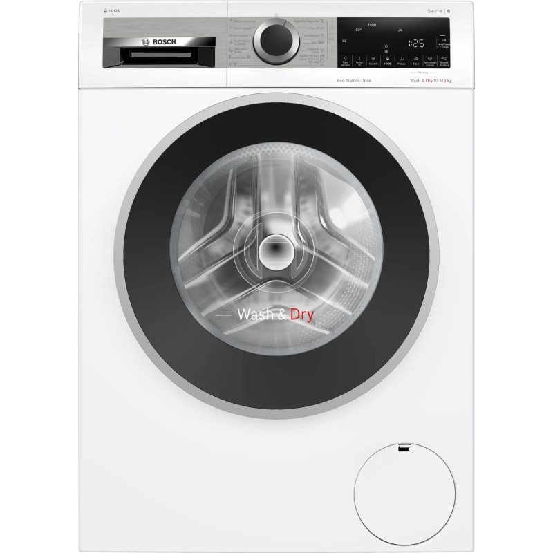 Lavadora secadora Bosch wng244a0es 10.5/6 kg 1.400 rpm blanco