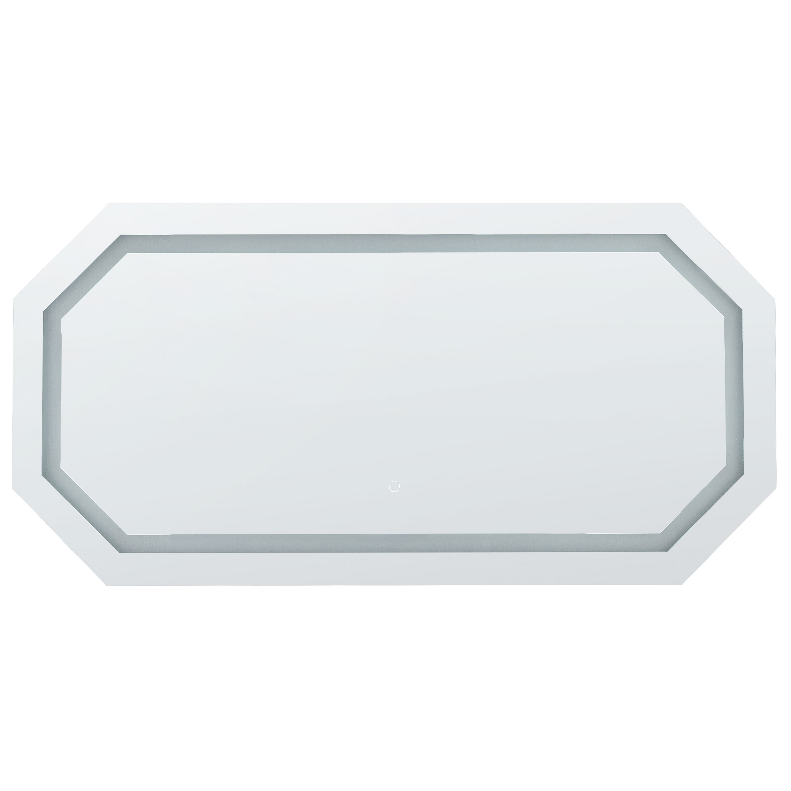 Espejo de baño LED locmariaquer 120 cm 60 cm plateado