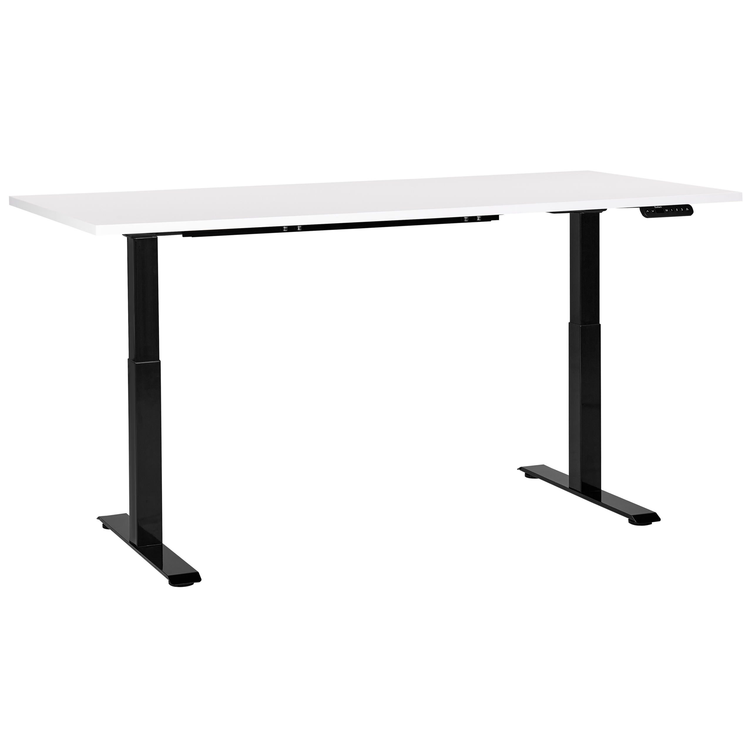 Escritorio de altura regulable eléctrico destines 180 cm 80 cm blanco/negro