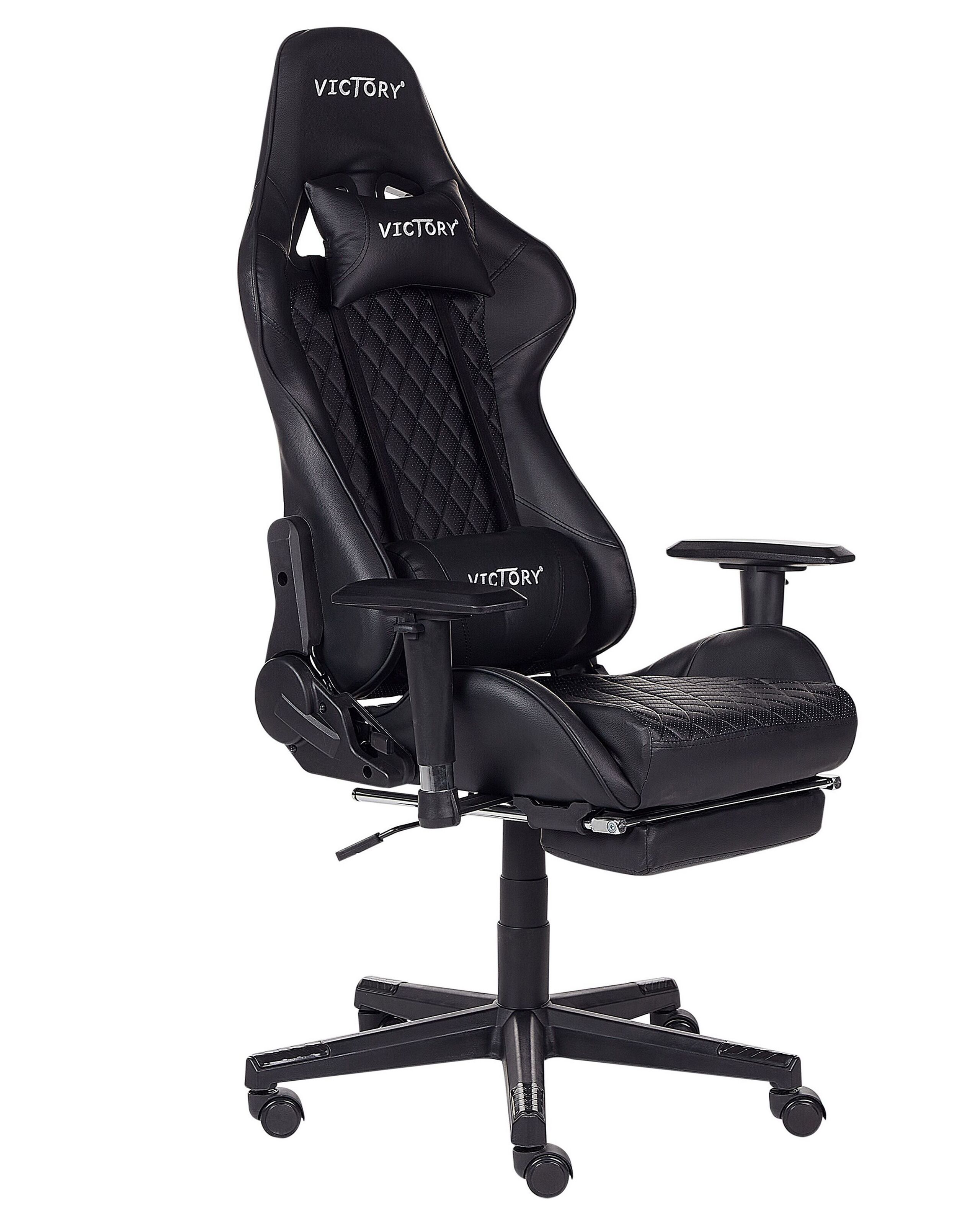 Silla gamer victory piel sintética negro