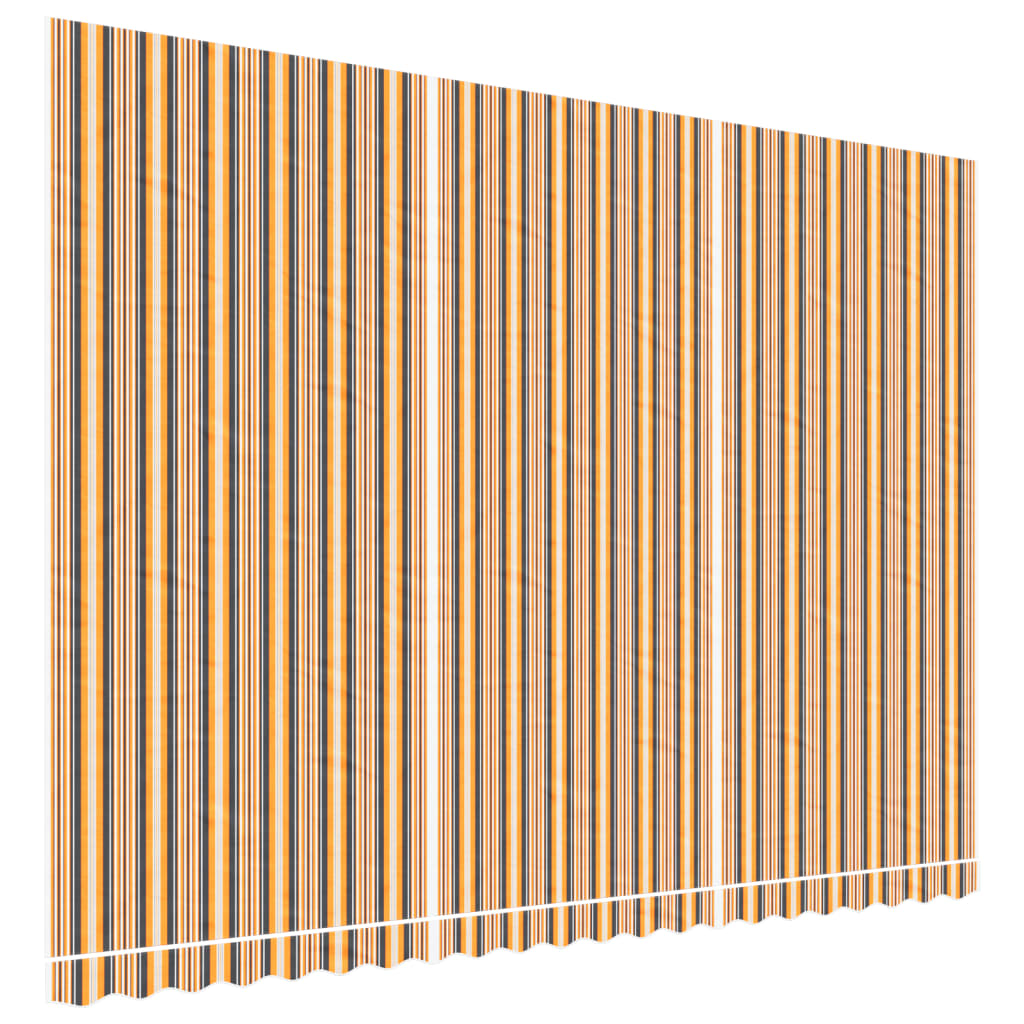 vidaXL tela de repuesto de toldo rayas de colores 5x3,5 m