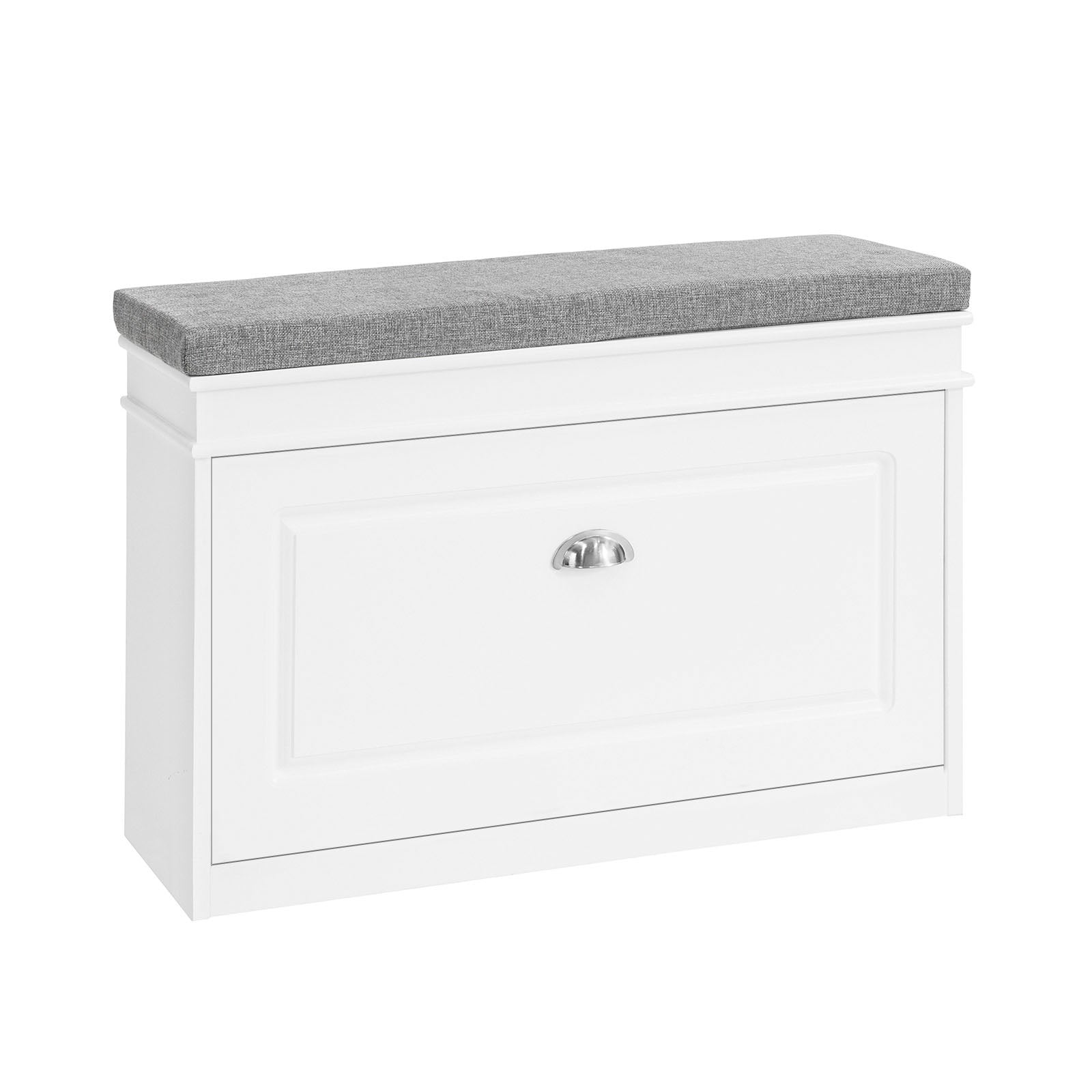 Banco zapatero con 1 cajón fsr82-l-w sobuy