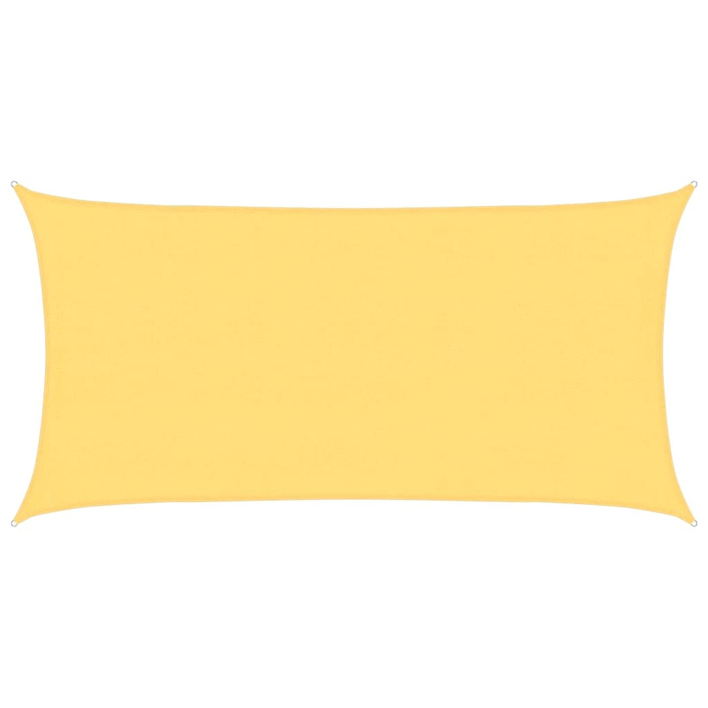 vidaXL toldo de vela beige hdpe 160 g/m² 4x7 m