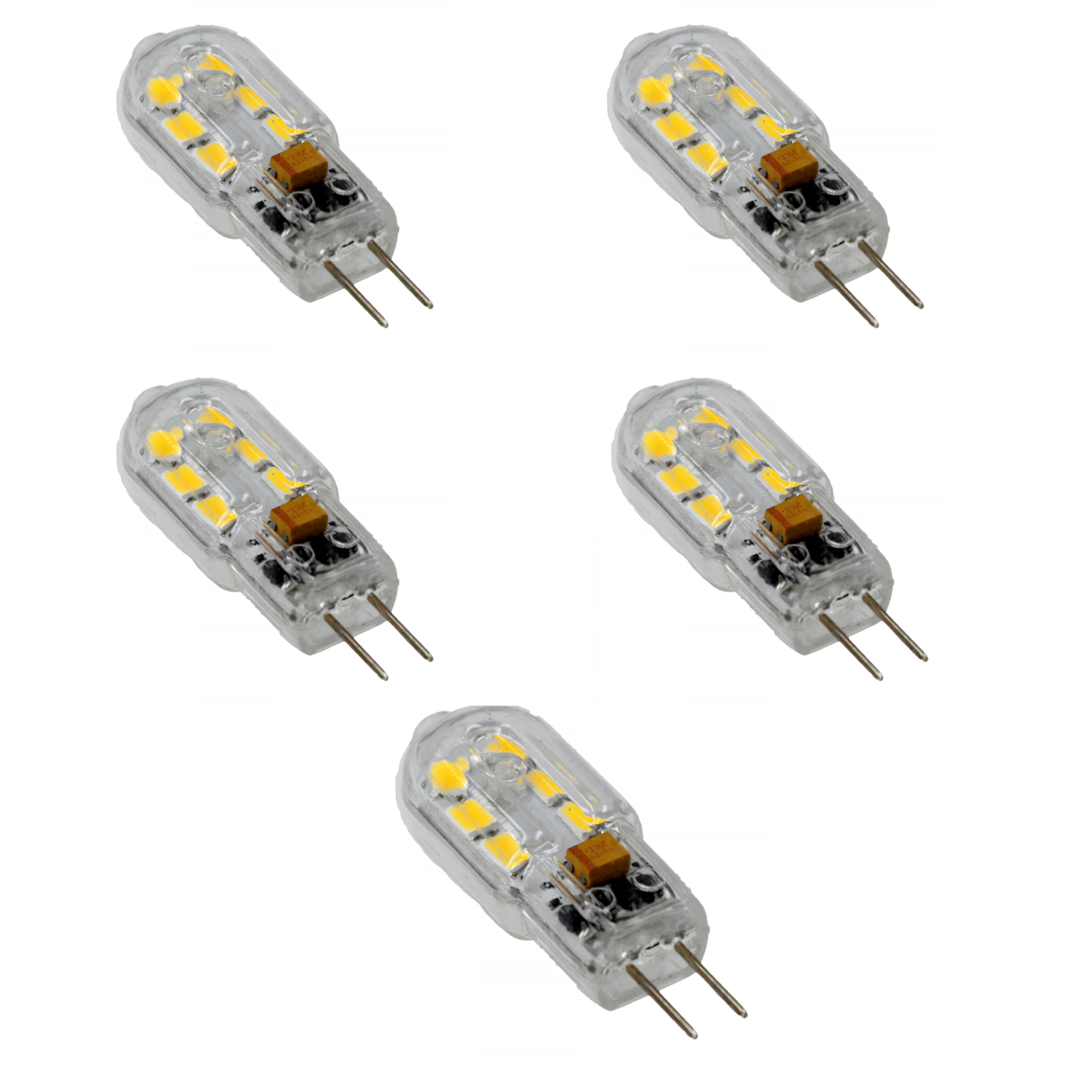 Bombilla LED g4 1,5w 12v blanco frío 6000ºk blister 5 uds