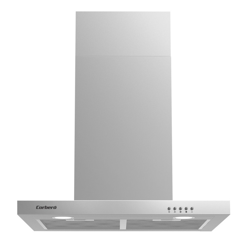 Campana corbero vostok660x inox 60 cm eficiencia a 3 velocidades
