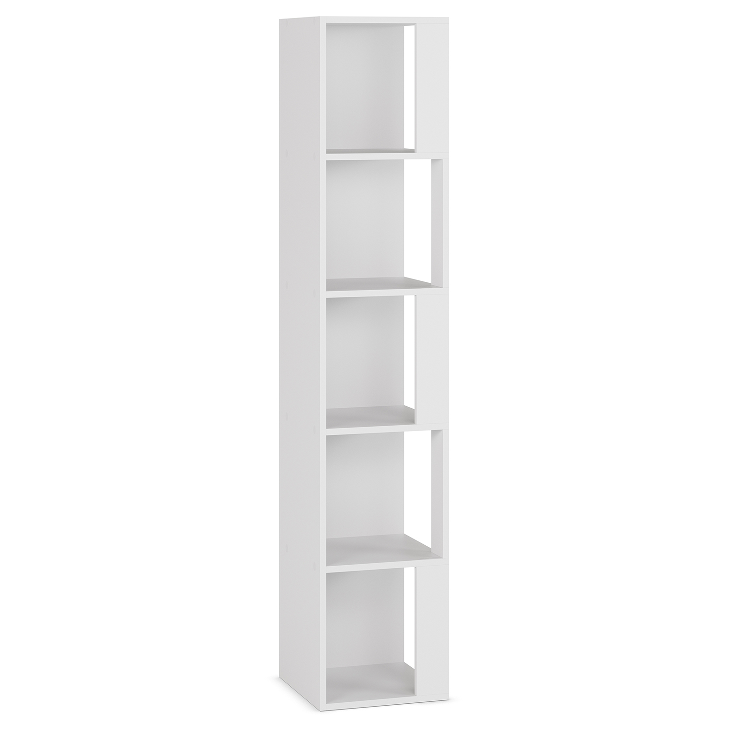 Estantería de rincón fiyi 5 huecos color blanco
