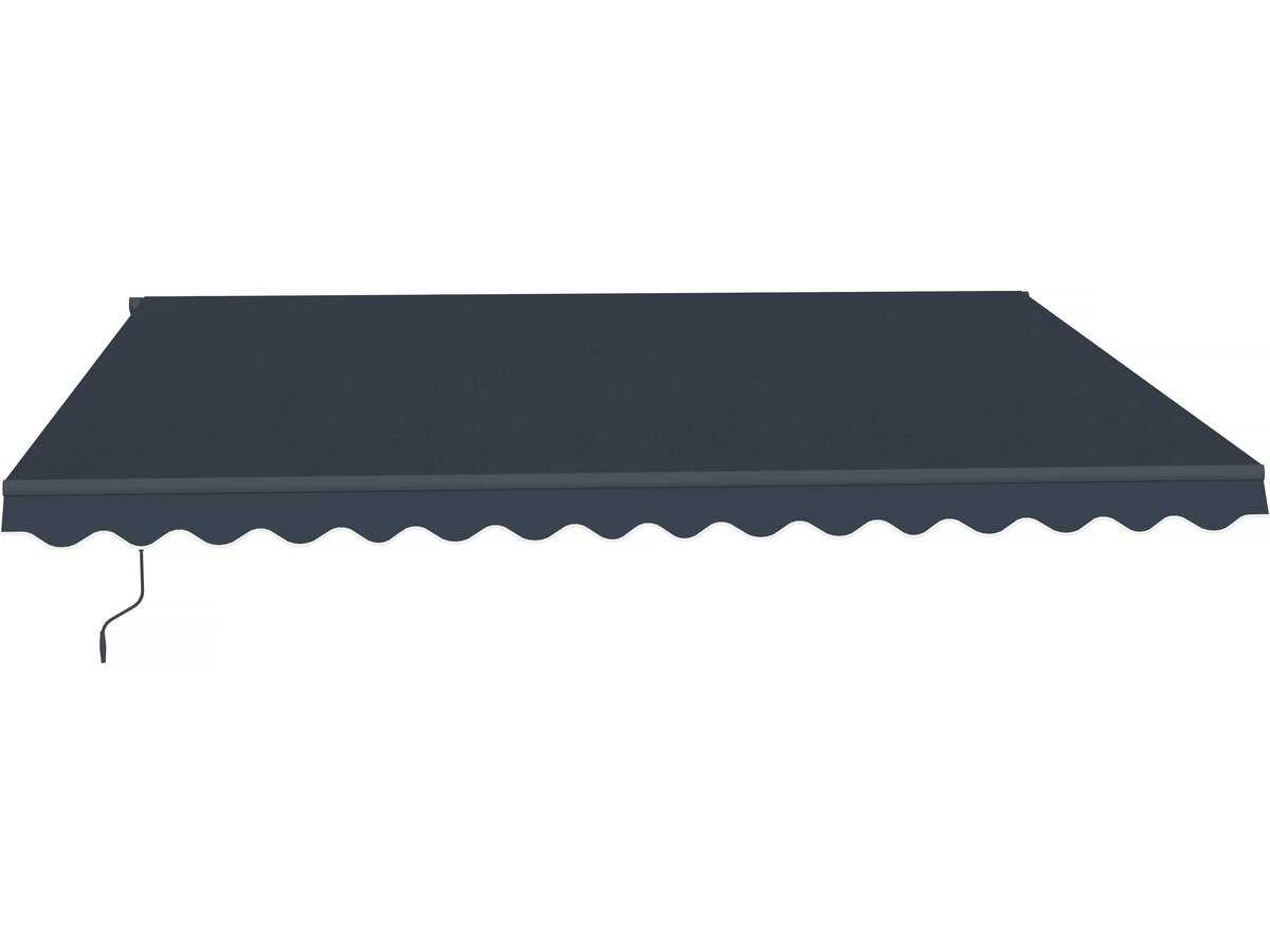 Toldo de aluminio <<ombra 4>> - 395 x 300 cm - gris